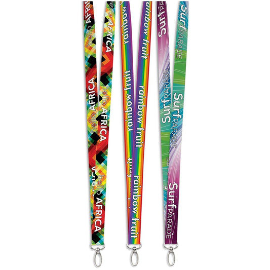 Lobster Clip Double - Sided Sublimation Petersham Lanyard - Brand your company Logo! Get a quote - Promo Lingo