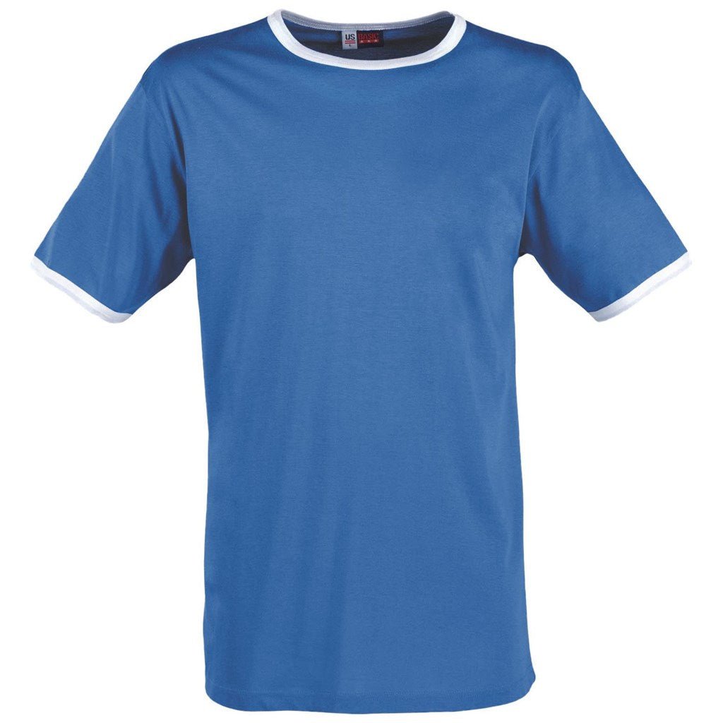 Mens Adelaide Contrast T-Shirt - Light Blue - Brand your company Logo! Get a quote - Promo Lingo