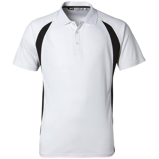 Mens Apex Golf Shirt - White for Ultimate Comfort and Style - Brand your company Logo! Get a quote - Promo Lingo