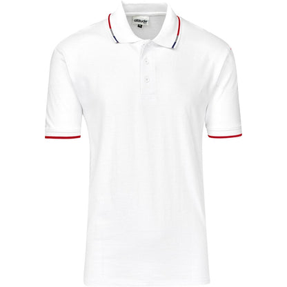 Mens Ash Golf Shirt - White - Brand your company Logo! Get a quote - Promo Lingo