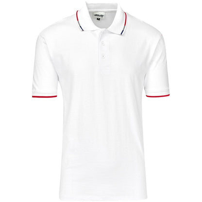 Mens Ash Golf Shirt - White - Brand your company Logo! Get a quote - Promo Lingo