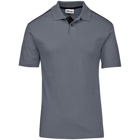 Mens Galway Golf Shirt - Grey - Brand your company Logo! Get a quote - Promo Lingo