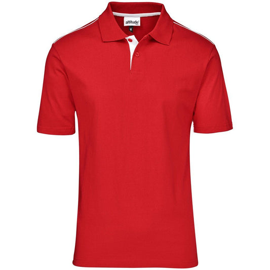 Mens Galway Golf Shirt - Red - Brand your company Logo! Get a quote - Promo Lingo