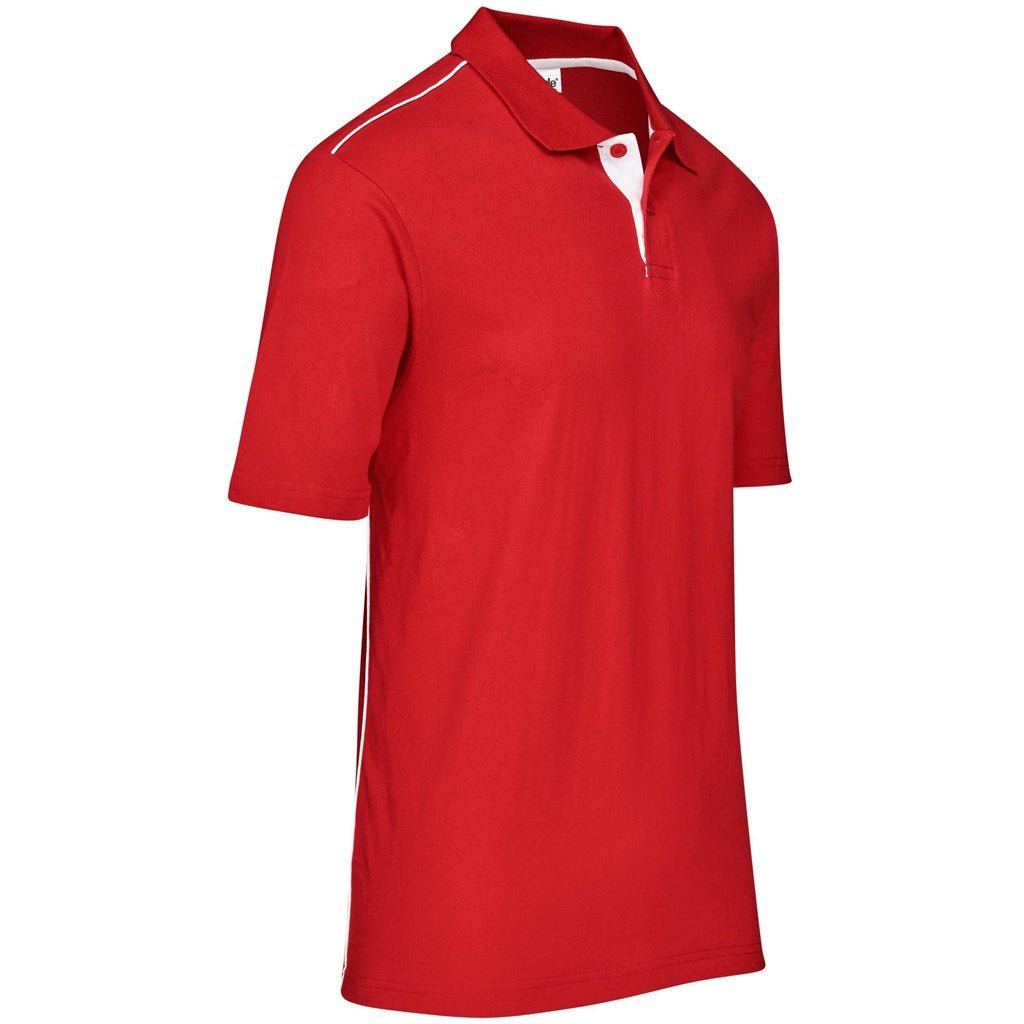 Mens Galway Golf Shirt - Red - Brand your company Logo! Get a quote - Promo Lingo