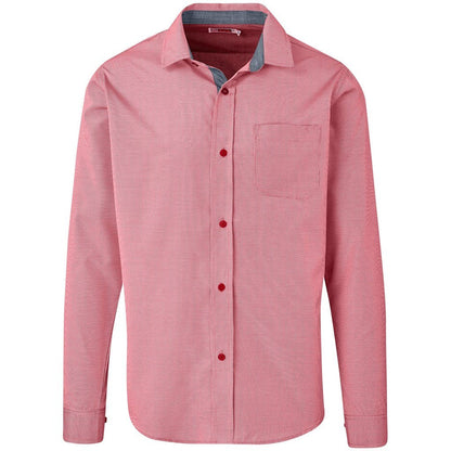 Mens Long Sleeve Coventry Shirt - Red - Brand your company Logo! Get a quote - Promo Lingo