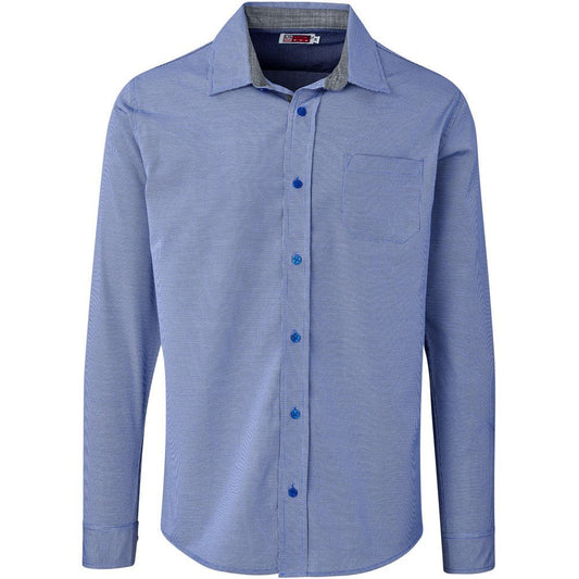Mens Long Sleeve Coventry Shirt - Royal Blue - Brand your company Logo! Get a quote - Promo Lingo