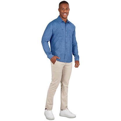 Mens Long Sleeve Eastwood Shirt - Brand your company Logo! Get a quote - Promo Lingo