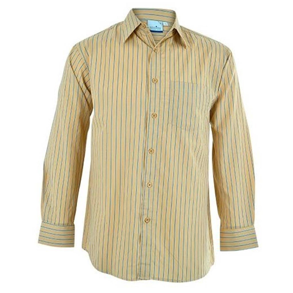 Mens Long Sleeve Finlay Shirt - Stone - Brand your company Logo! Get a quote - Promo Lingo