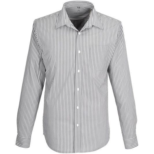 Mens Long Sleeve Glenarbor Shirt - Grey - Brand your company Logo! Get a quote - Promo Lingo