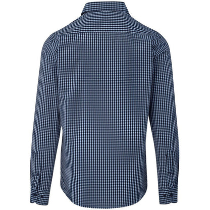 Mens Long Sleeve Kenton Shirt - Navy - Brand your company Logo! Get a quote - Promo Lingo