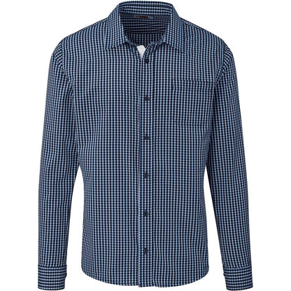 Mens Long Sleeve Kenton Shirt - Navy - Brand your company Logo! Get a quote - Promo Lingo