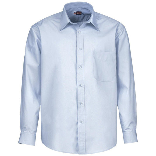 Mens Long Sleeve Washington Shirt - Blue - Brand your company Logo! Get a quote - Promo Lingo