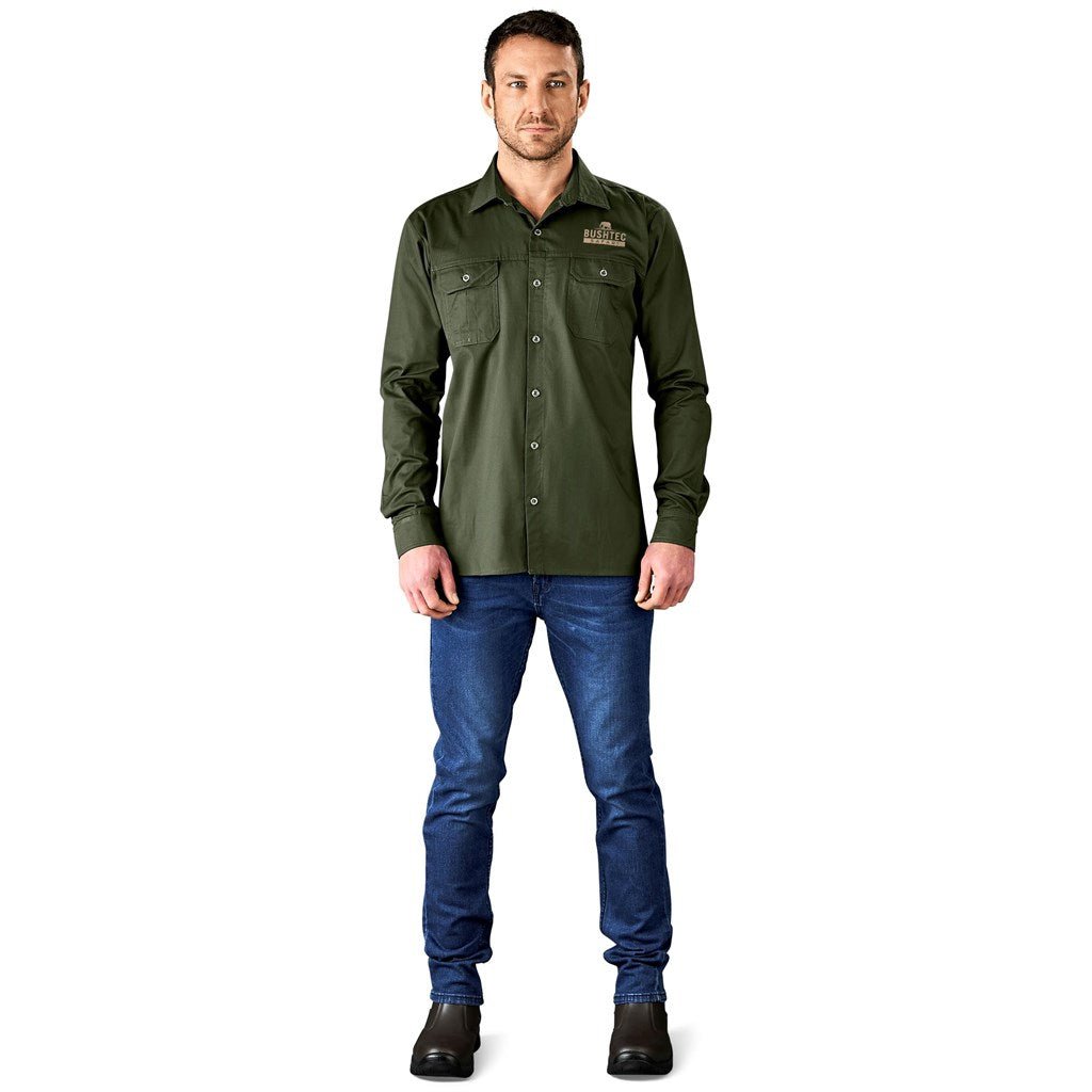 Mens Long Sleeve Wildstone Shirt - Brand your company Logo! Get a quote - Promo Lingo