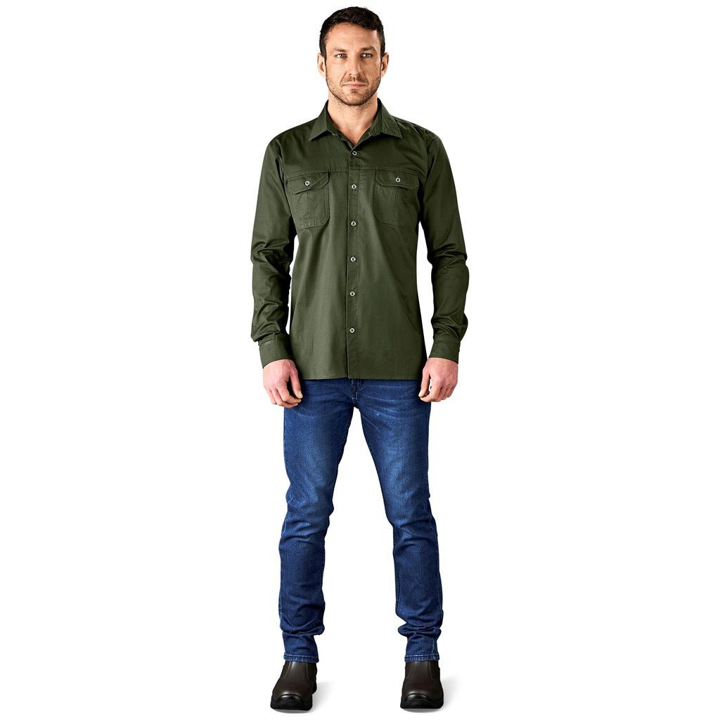 Mens Long Sleeve Wildstone Shirt - Brand your company Logo! Get a quote - Promo Lingo