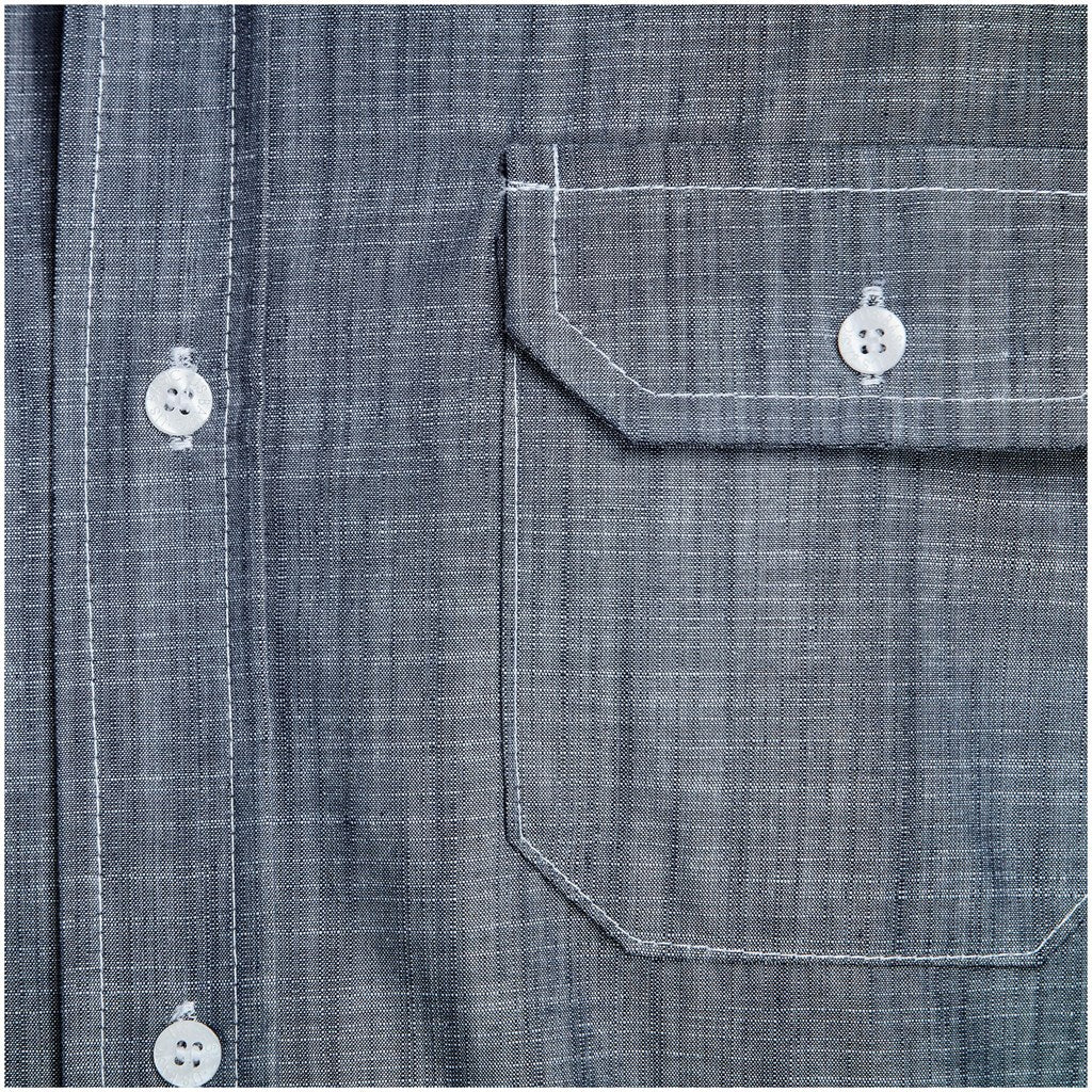 Mens Long Sleeve Windsor Shirt - Navy - Brand your company Logo! Get a quote - Promo Lingo