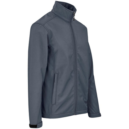 Mens Maxson Softshell Jacket - Grey - Brand your company Logo! Get a quote - Promo Lingo