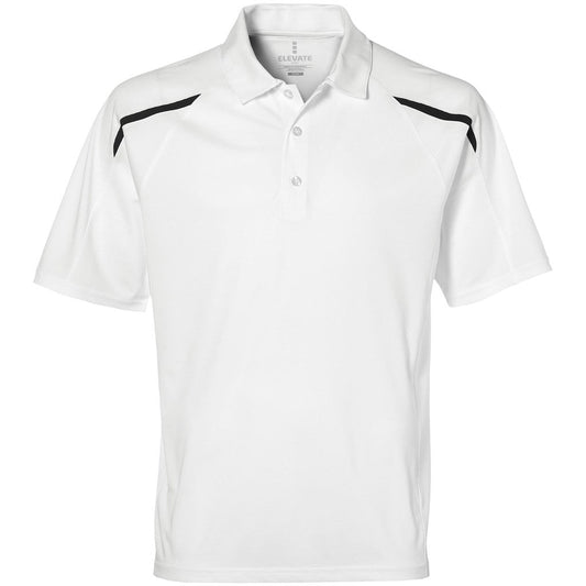 Mens Nyos Golf Shirt - White - Brand your company Logo! Get a quote - Promo Lingo