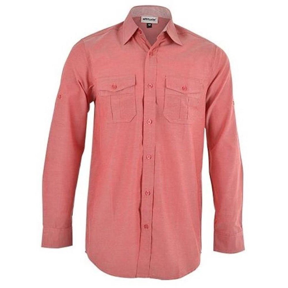 Mens Ruben Shirt - Red - Brand your company Logo! Get a quote - Promo Lingo