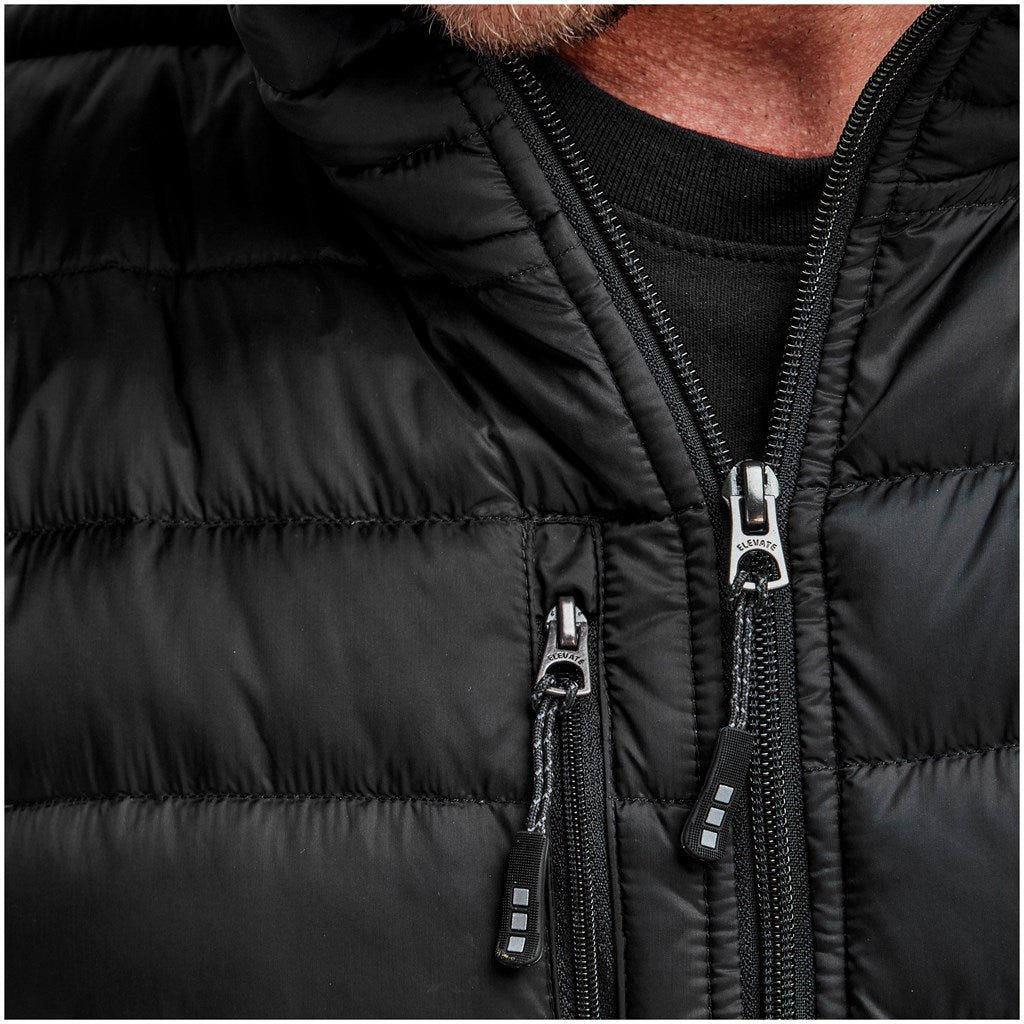 Mens Scotia Light Down Jacket - Black - Brand your company Logo! Get a quote - Promo Lingo