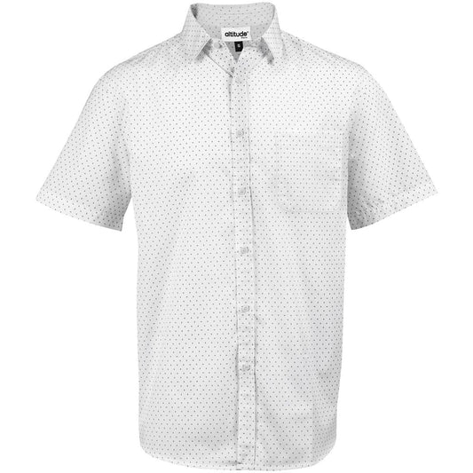 Mens Short Sleeve Duke Shirt - White - Brand your company Logo! Get a quote - Promo Lingo
