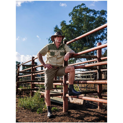 Mens Short Sleeve Serengeti 2 - Tone Bush Shirt - Brand your company Logo! Get a quote - Promo Lingo
