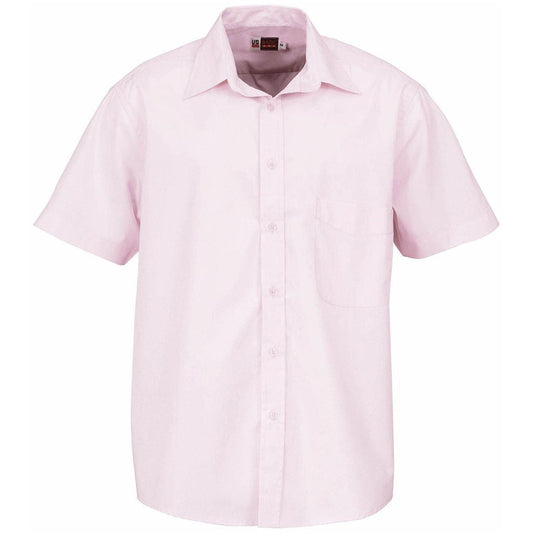Mens Short Sleeve Washington Shirt - Pink - Brand your company Logo! Get a quote - Promo Lingo