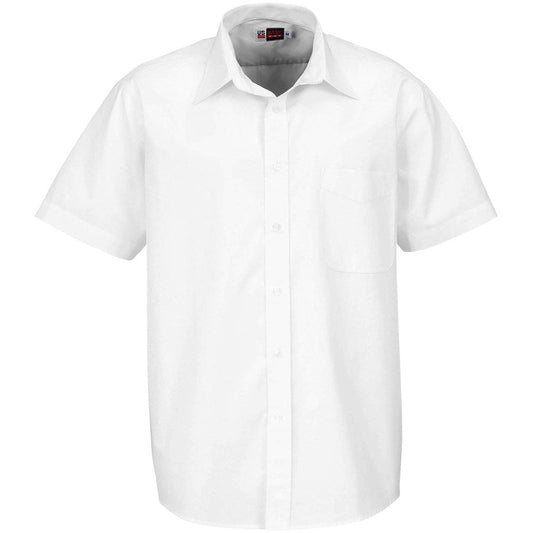 Mens Short Sleeve Washington Shirt - White - Brand your company Logo! Get a quote - Promo Lingo