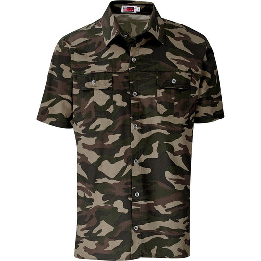 Mens Short Sleeve Wildstone Shirt - Camouflage - Brand your company Logo! Get a quote - Promo Lingo
