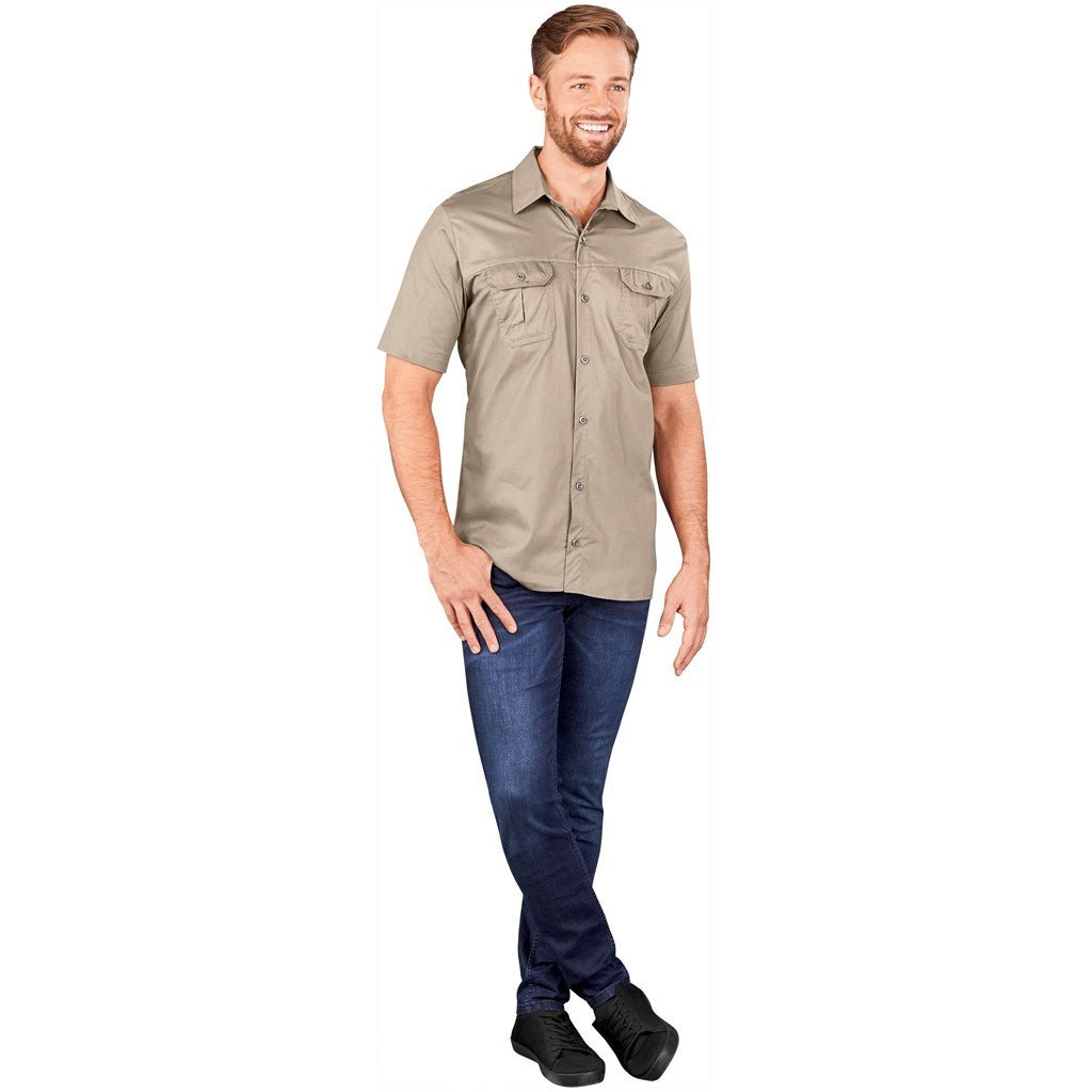 Mens Short Sleeve Wildstone Shirt - Brand your company Logo! Get a quote - Promo Lingo