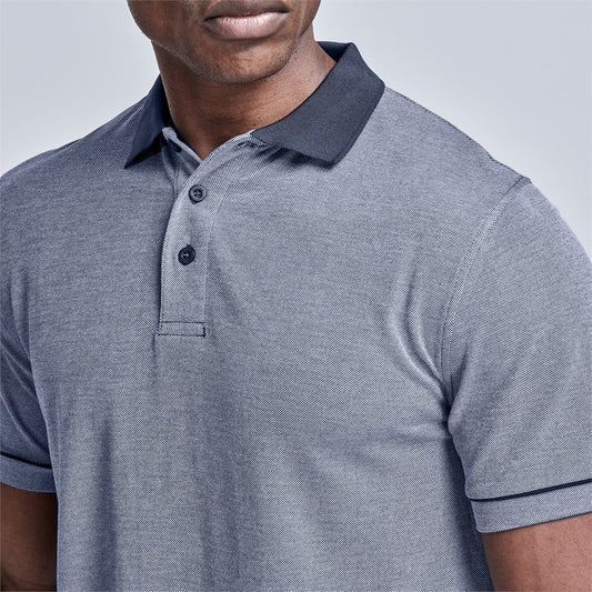 Mens Verge Golf Shirt - Blue - Brand your company Logo! Get a quote - Promo Lingo