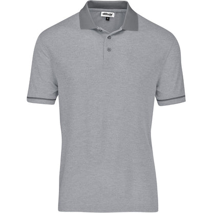 Mens Verge Golf Shirt - Light Grey - Brand your company Logo! Get a quote - Promo Lingo