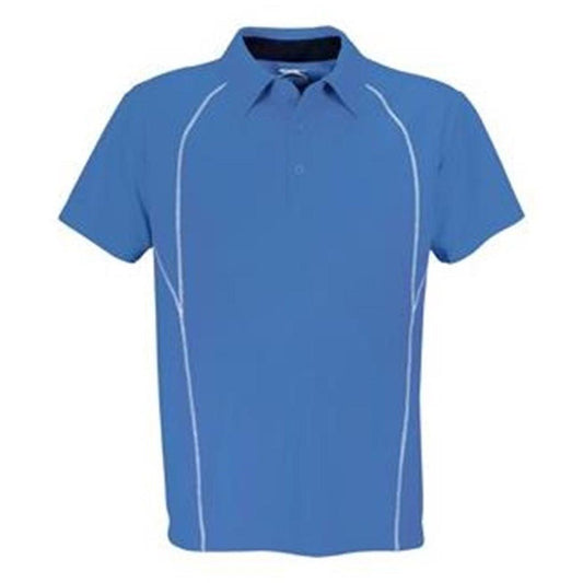 Mens Victory Golf Shirt - Blue - Brand your company Logo! Get a quote - Promo Lingo