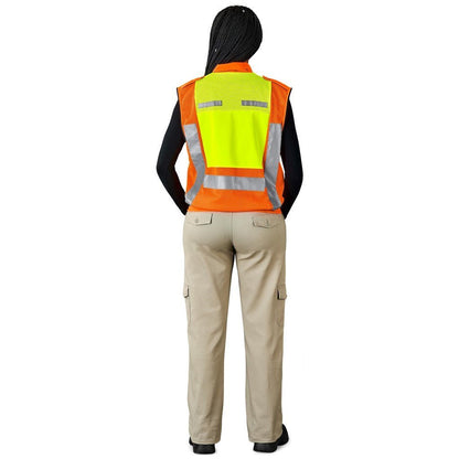 Metro Two - Tone Hi - Viz Reflective Zip - Off Jacket - Brand your company Logo! Get a quote - Promo Lingo