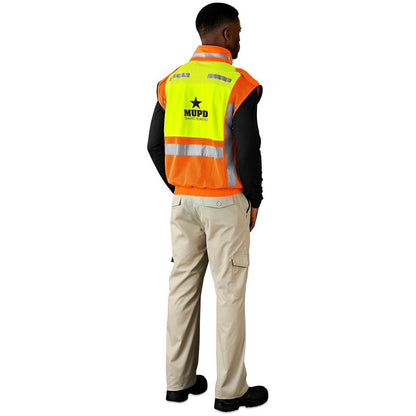 Metro Two - Tone Hi - Viz Reflective Zip - Off Jacket - Brand your company Logo! Get a quote - Promo Lingo