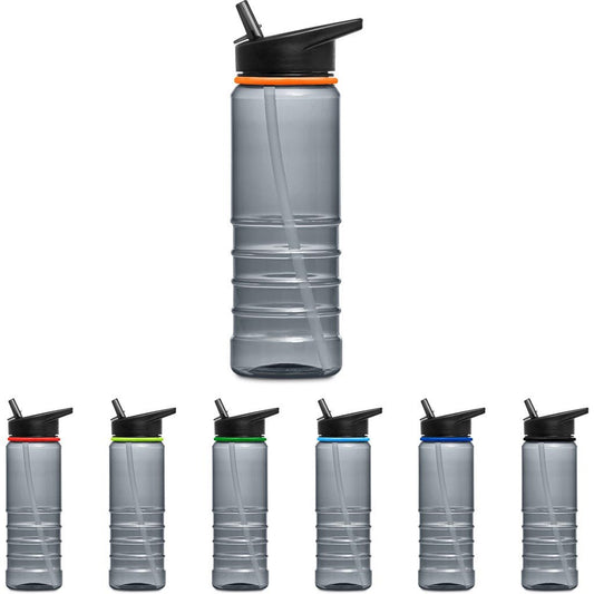 Nautica Plastic Water Bottle - 750ml with Flip Top Lid - Brand your company Logo! Get a quote - Promo Lingo