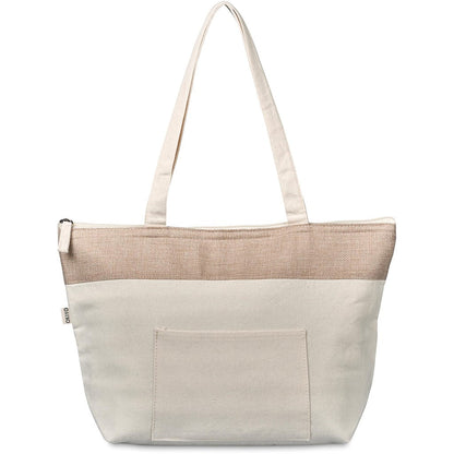 Okiyo Arshi Cotton & Jute 12 Can Lunch Cooler Bag - Brand your company Logo! Get a quote - Promo Lingo