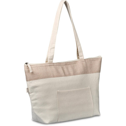 Okiyo Arshi Cotton & Jute 12 Can Lunch Cooler Bag - Brand your company Logo! Get a quote - Promo Lingo
