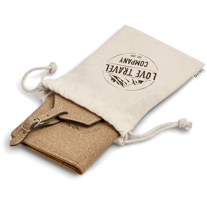 Okiyo Bouken Cork Travel Gift Set with RFID Protection - Brand your company Logo! Get a quote - Promo Lingo