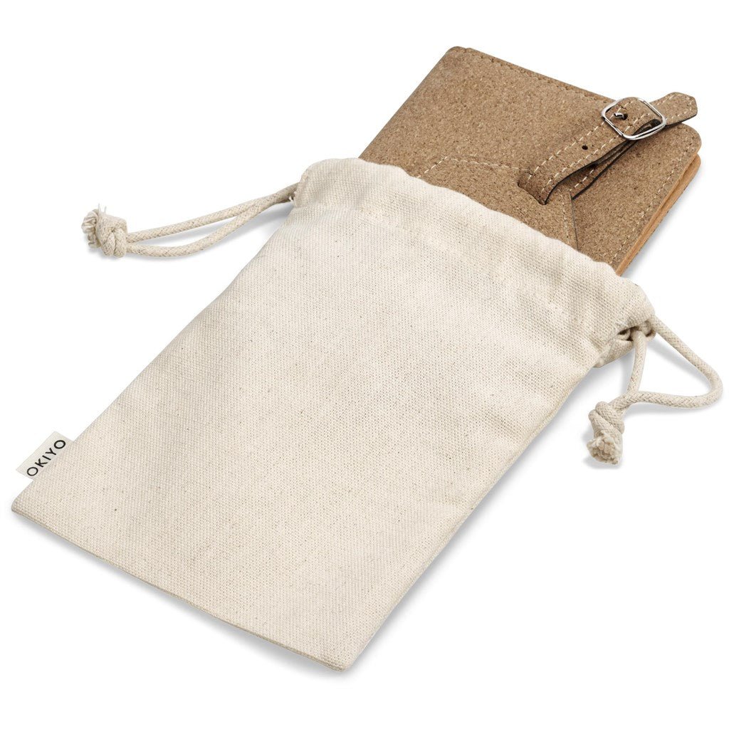 Okiyo Bouken Cork Travel Gift Set with RFID Protection - Brand your company Logo! Get a quote - Promo Lingo