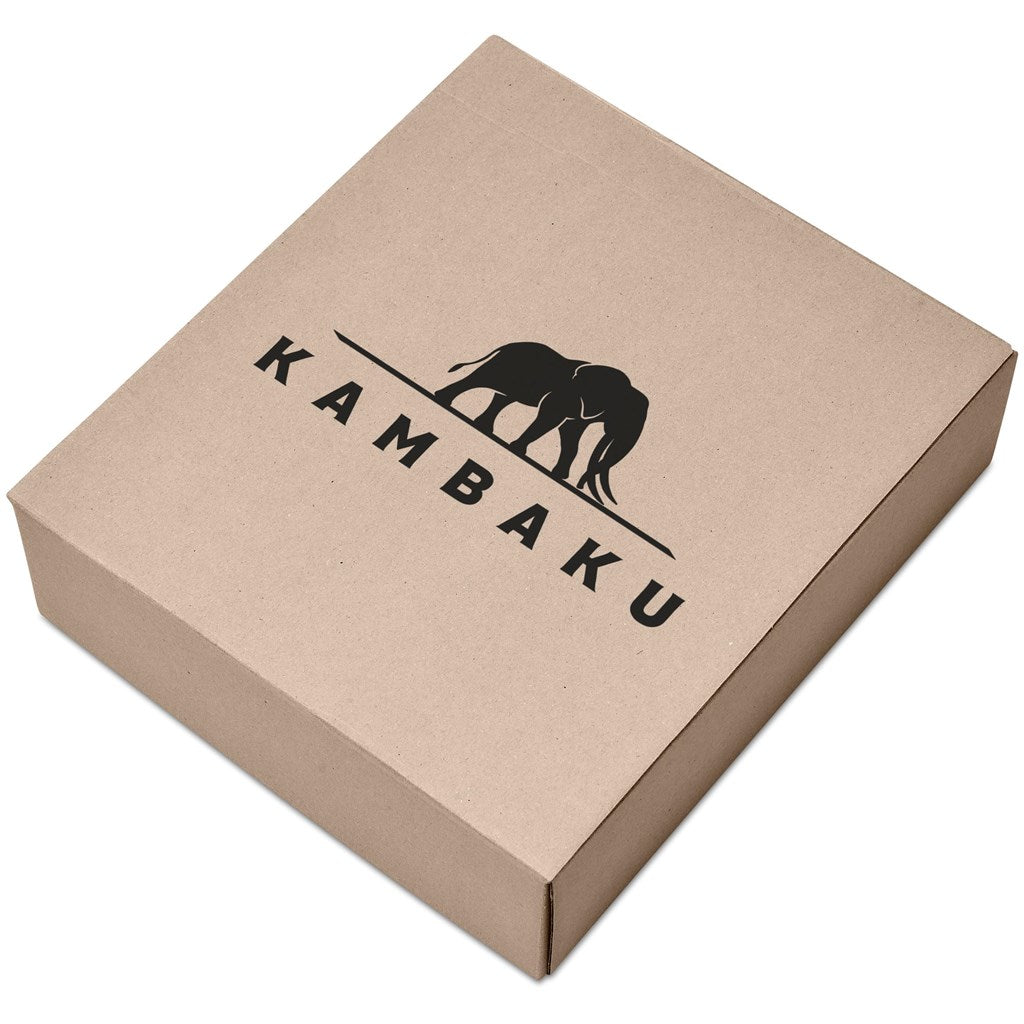 Okiyo Chiba Kraft Gift Set - Eco - Friendly Elegance Unboxed - Brand your company Logo! Get a quote - Promo Lingo