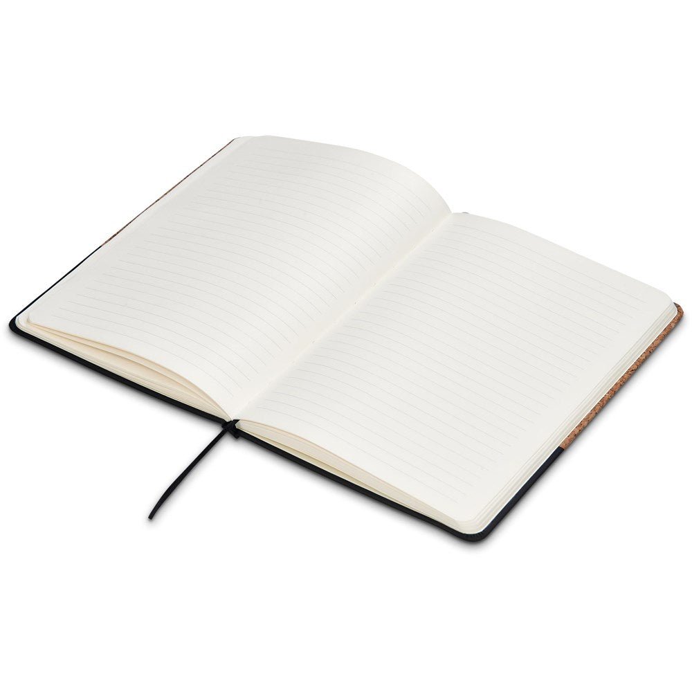 Okiyo Denki Cork A5 Hard Cover Notebook - Brand your company Logo! Get a quote - Promo Lingo