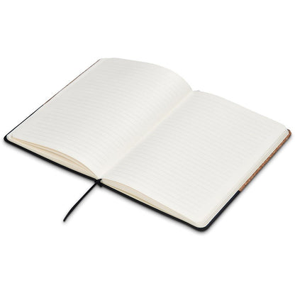 Okiyo Denki Cork A5 Hard Cover Notebook - Brand your company Logo! Get a quote - Promo Lingo