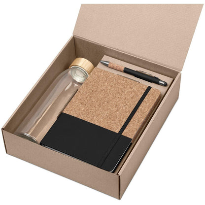 Okiyo Goda Kraft Gift Set - Eco - Friendly Corporate Essentials - Brand your company Logo! Get a quote - Promo Lingo