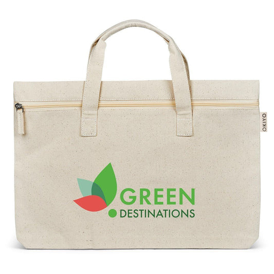 Okiyo Kaigi Cotton Document Bag for Events and Conferences - Brand your company Logo! Get a quote - Promo Lingo