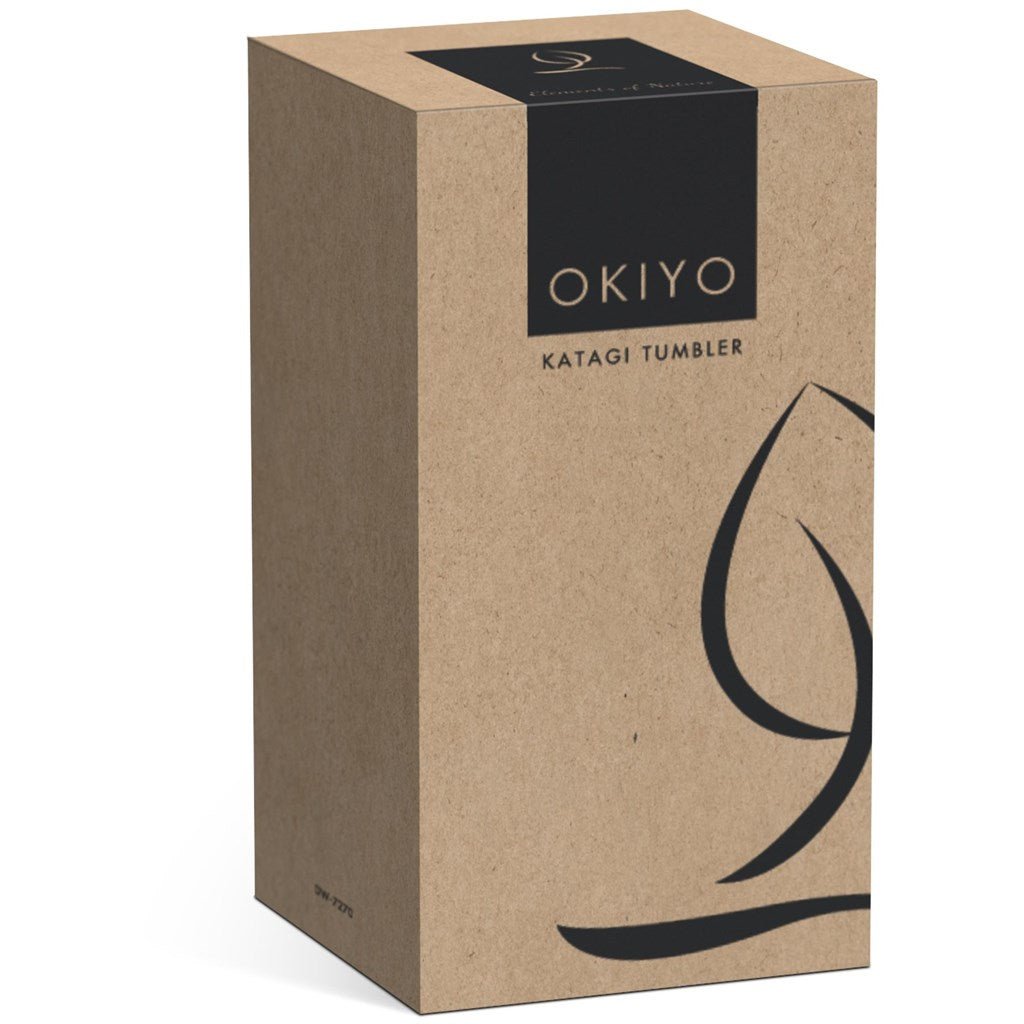 Okiyo Katagi Wheat Straw Double - Wall Tumbler – 450ml Eco - Friendly Design - Brand your company Logo! Get a quote - Promo Lingo