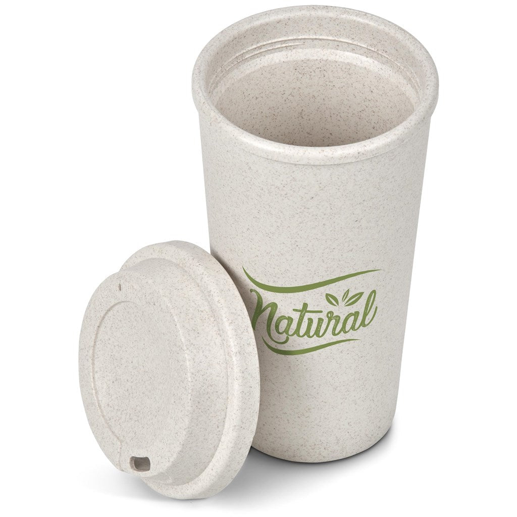 Okiyo Katagi Wheat Straw Double - Wall Tumbler – 450ml Eco - Friendly Design - Brand your company Logo! Get a quote - Promo Lingo