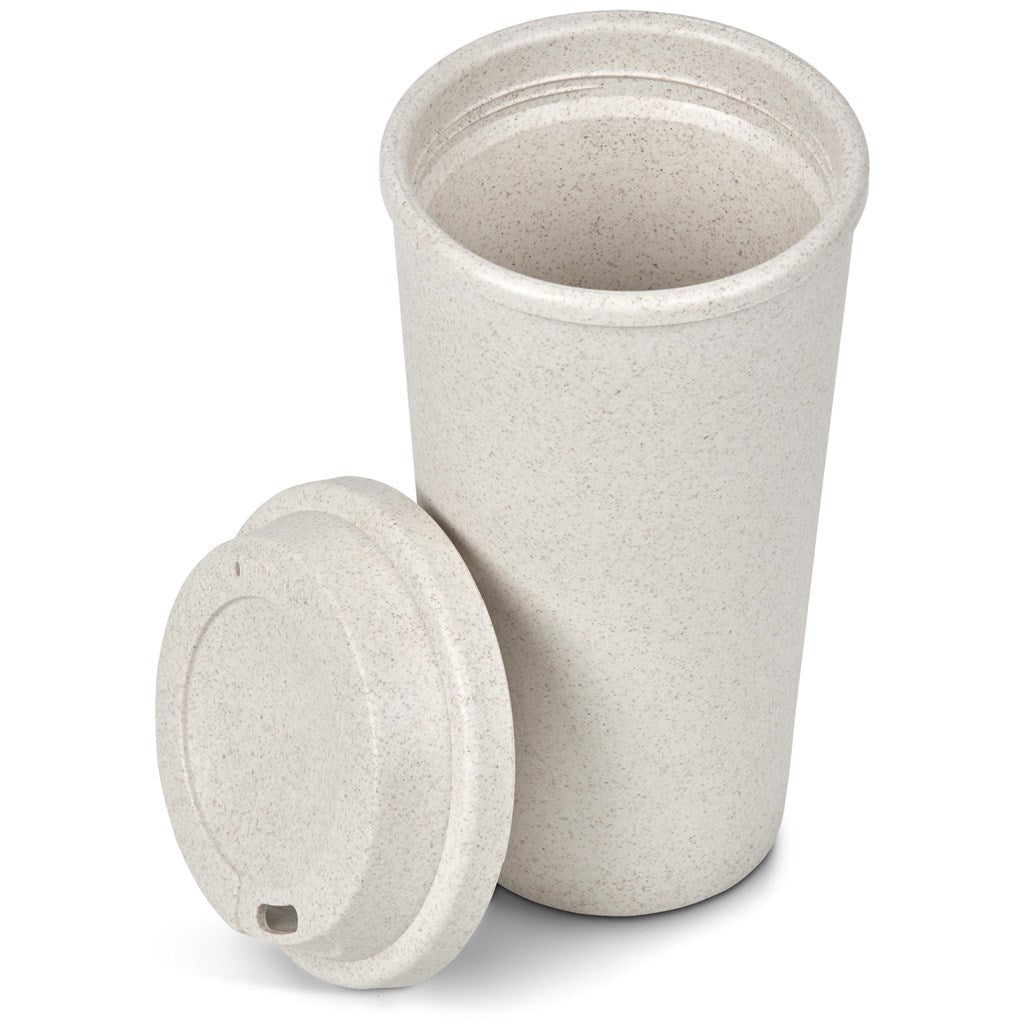 Okiyo Katagi Wheat Straw Double - Wall Tumbler – 450ml Eco - Friendly Design - Brand your company Logo! Get a quote - Promo Lingo