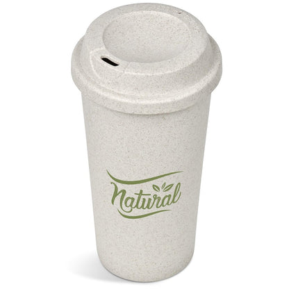 Okiyo Katagi Wheat Straw Double - Wall Tumbler – 450ml Eco - Friendly Design - Brand your company Logo! Get a quote - Promo Lingo
