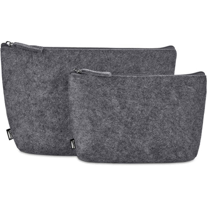 Okiyo Kesho Recycled PET Felt Mini Cosmetic Bag Eco - Friendly - Brand your company Logo! Get a quote - Promo Lingo