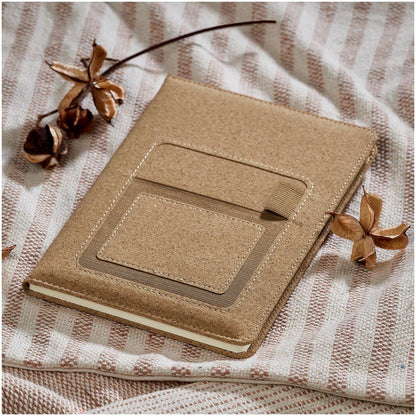Okiyo Mimasu Cork A5 Hard Cover Notebook - Brand your company Logo! Get a quote - Promo Lingo